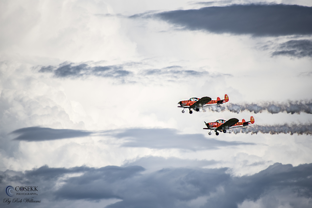 TigerFlight formation in flight